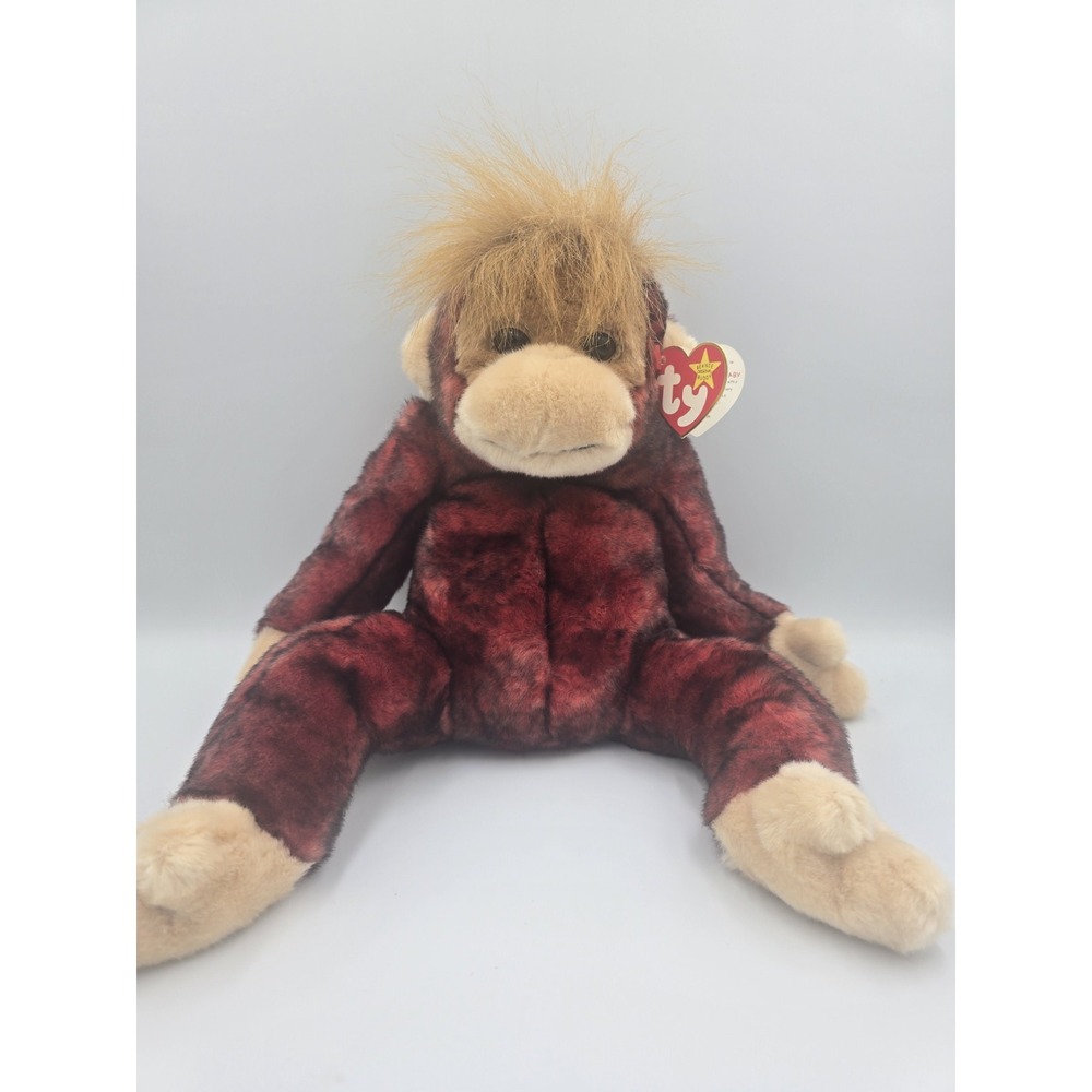 Ty Beanie Buddies Schweetheart the Orangutan Vintage 1999 Plush‎ 14 inch 93304